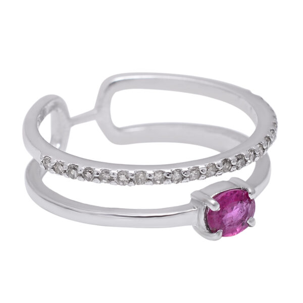 Pink Sapphire Ring - Image 3