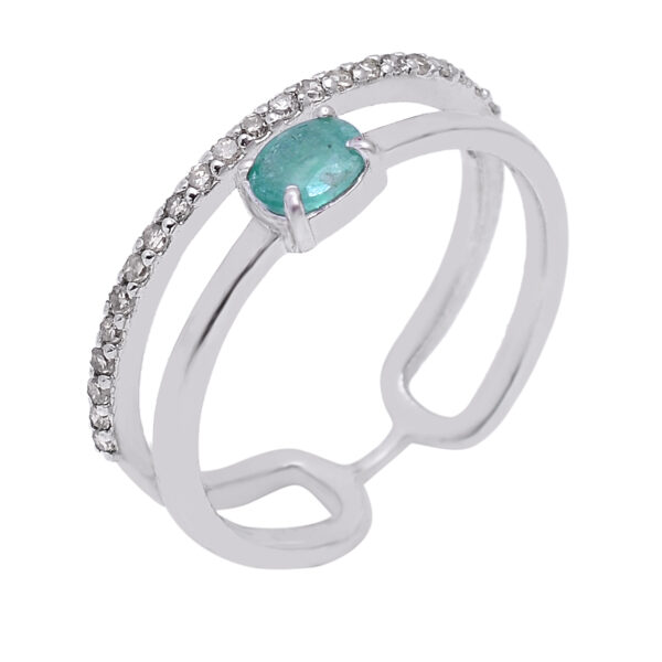 Green Emerald Ring - Image 4