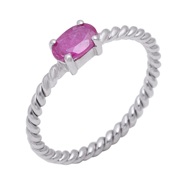 Pink Sapphire Ring - Image 4