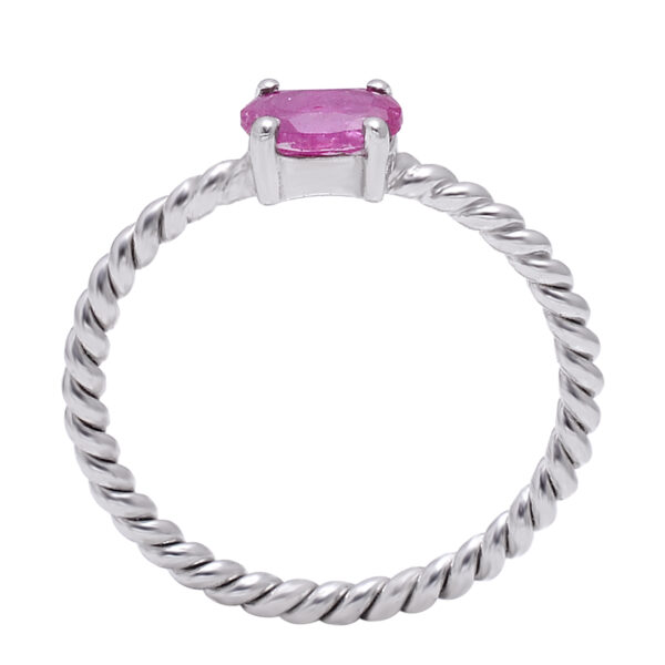 Pink Sapphire Ring - Image 5