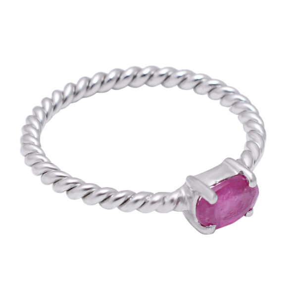 Pink Sapphire Ring - Image 3