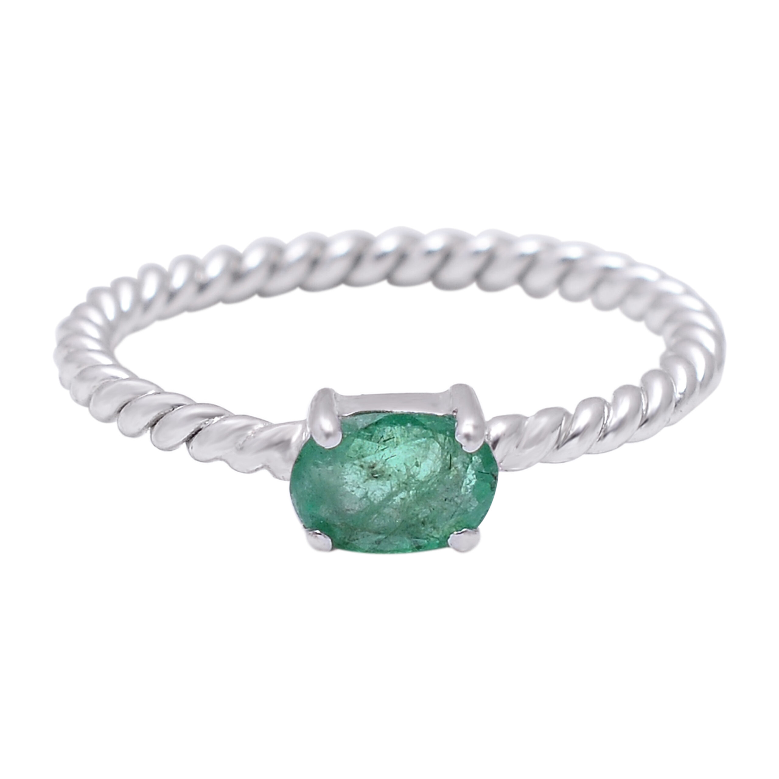 Green Sapphire Ring