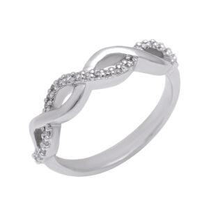 Silver Diamond Ring
