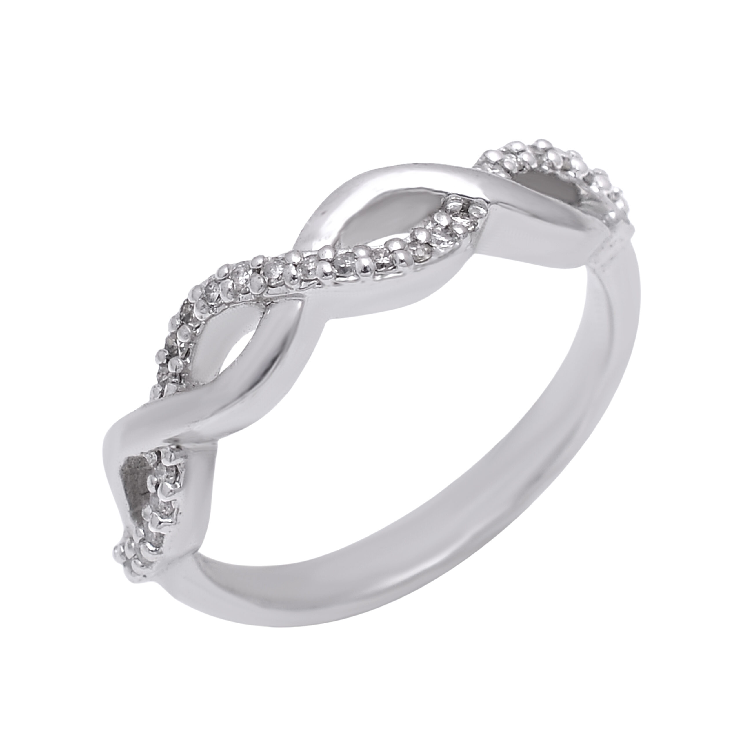 Silver Diamond Ring