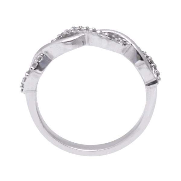 Silver Diamond Ring - Image 5