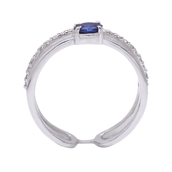 Blue Sapphire Ring - Image 4