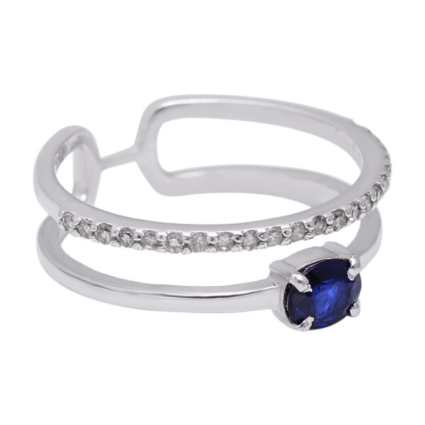 Blue Sapphire Ring - Image 3
