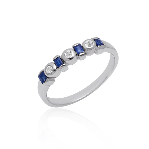 Blue Silver Ring - Image 5