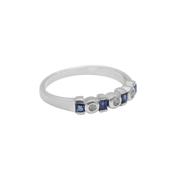 Blue Silver Ring - Image 4