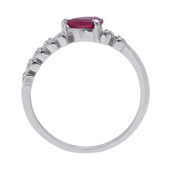Red Silver Ring - Image 5