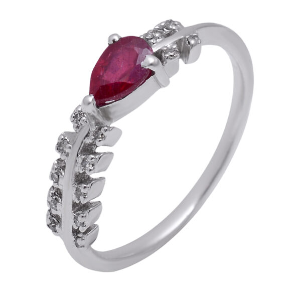 Red Silver Ring - Image 4