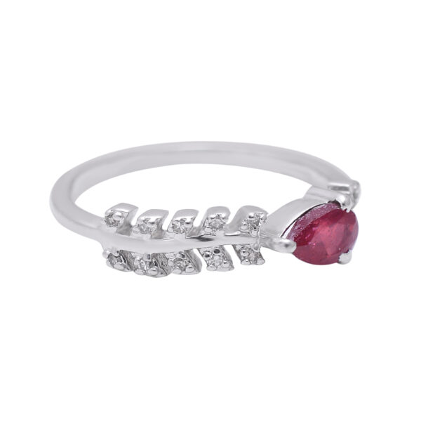 Red Silver Ring - Image 3