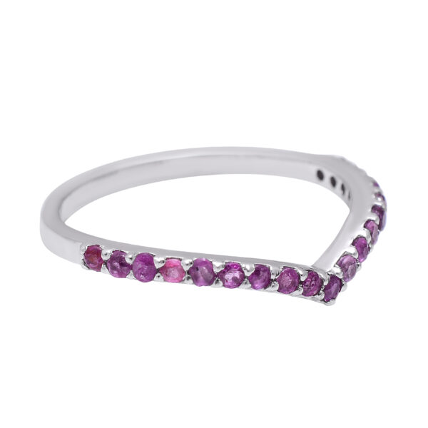 Pink Silver Ring - Image 3