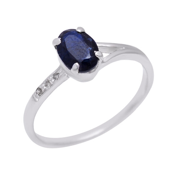 Blue Silver Ring - Image 4