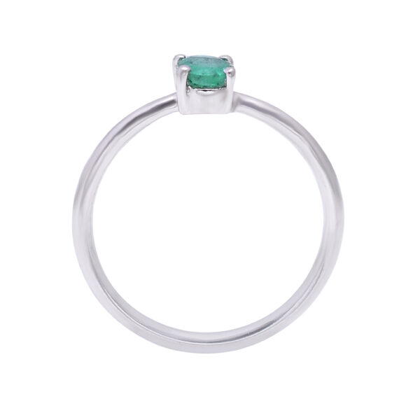 Green Silver Ring - Image 5