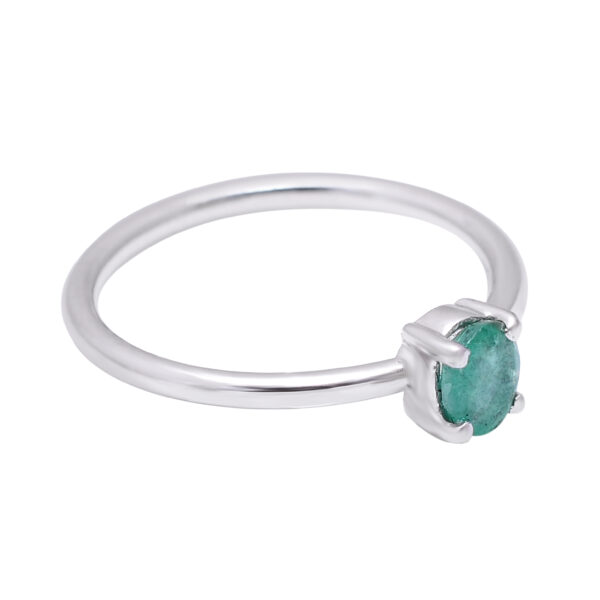 Green Silver Ring - Image 4