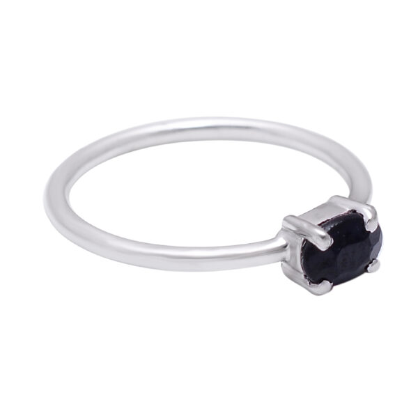 Black Silver Ring - Image 3