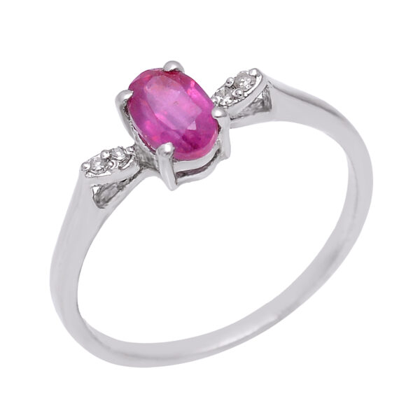 Pink Silver Ring - Image 4