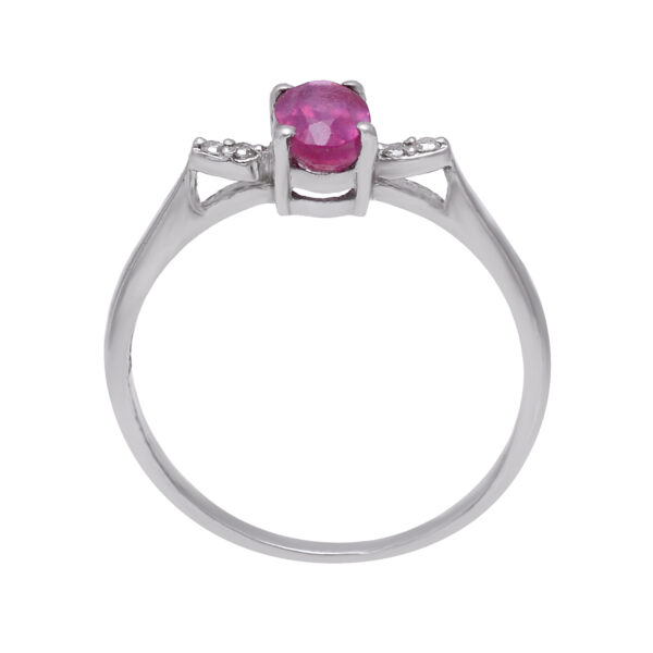 Pink Silver Ring - Image 5