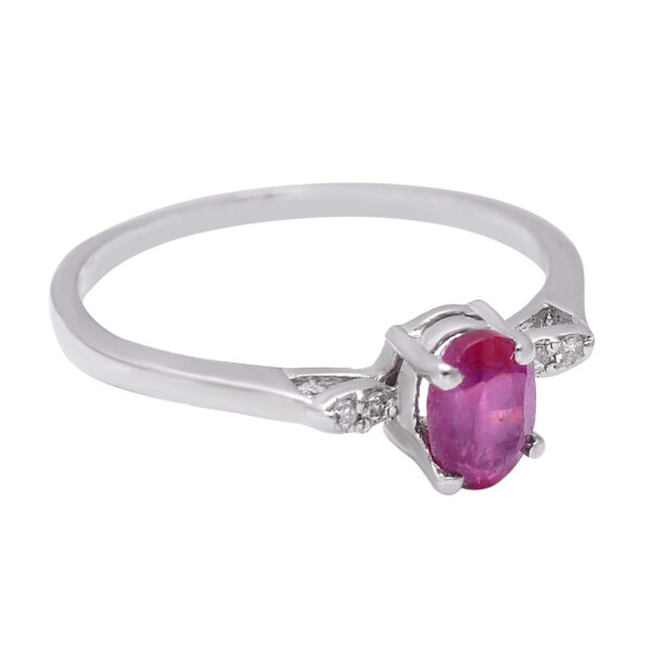 Pink Silver Ring - Image 3