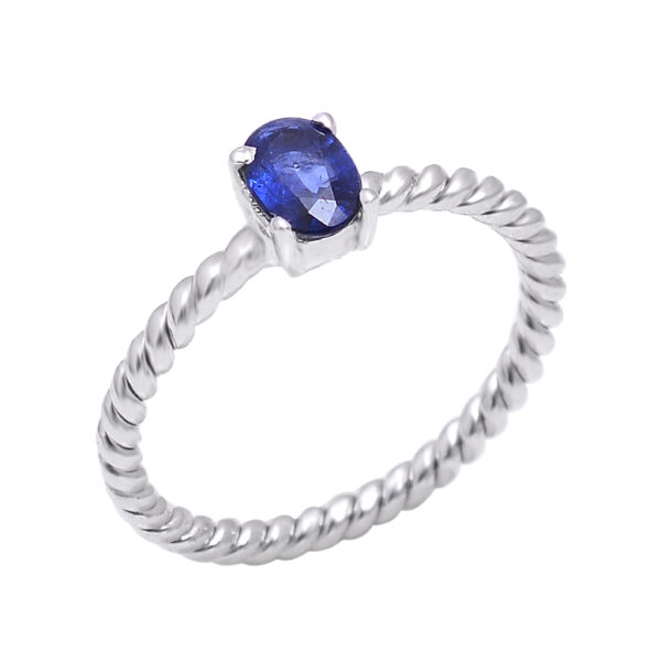 Blue Sapphire Ring - Image 4