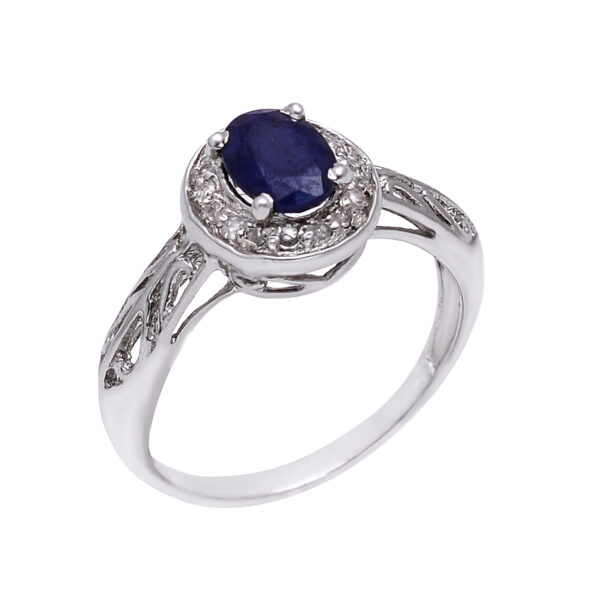 Blue Sapphire Ring - Image 3