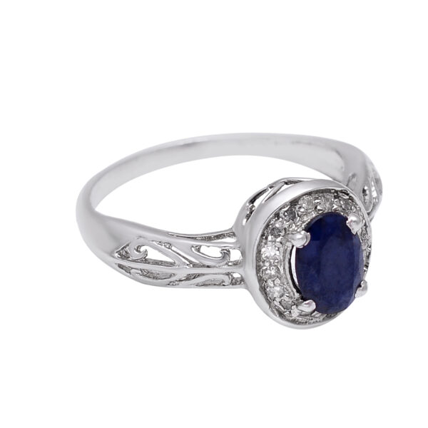 Blue Sapphire Ring - Image 4