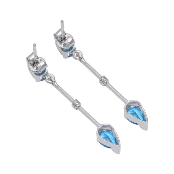 Blue Silver Earring - Image 5