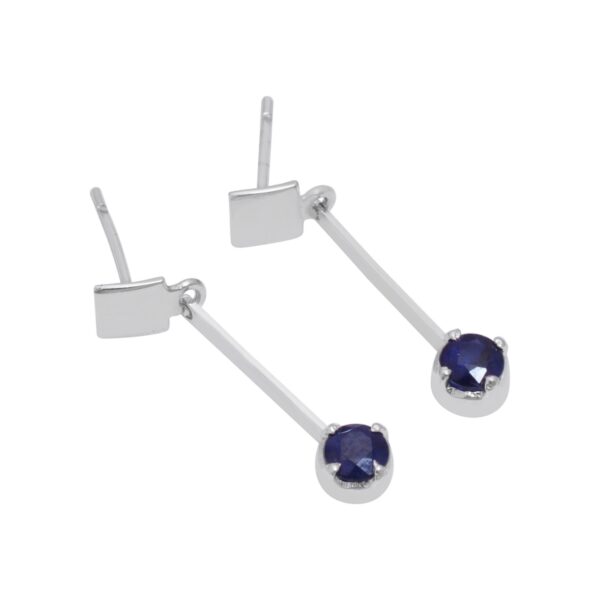 Blue Silver Earring - Image 5